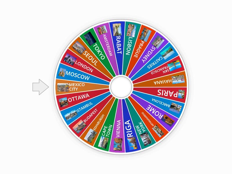 CAPITAL CITIES - Random wheel