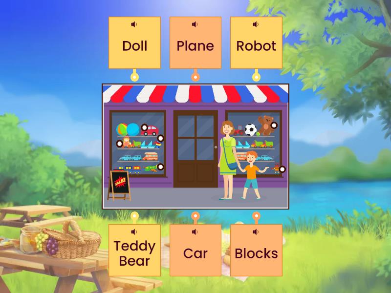 Toy Store - Labelled diagram