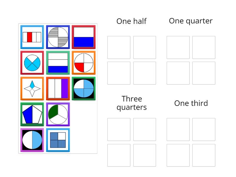 Fraction sort 2 - Group sort