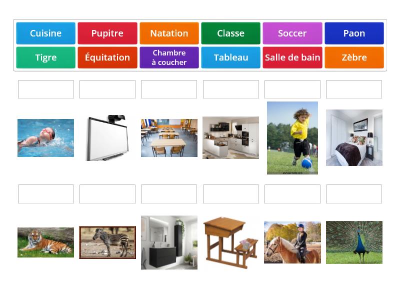 Vocabulaire - Match Up