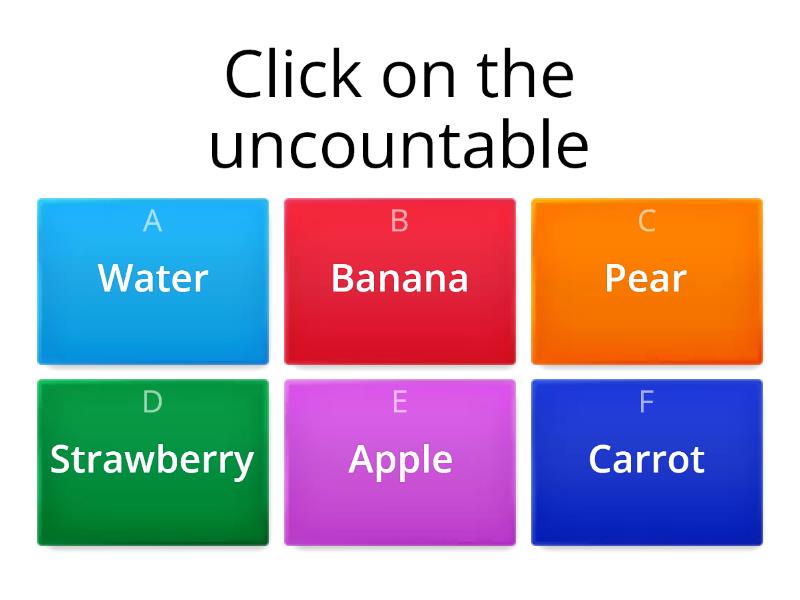 Countable And Uncountable - Quiz