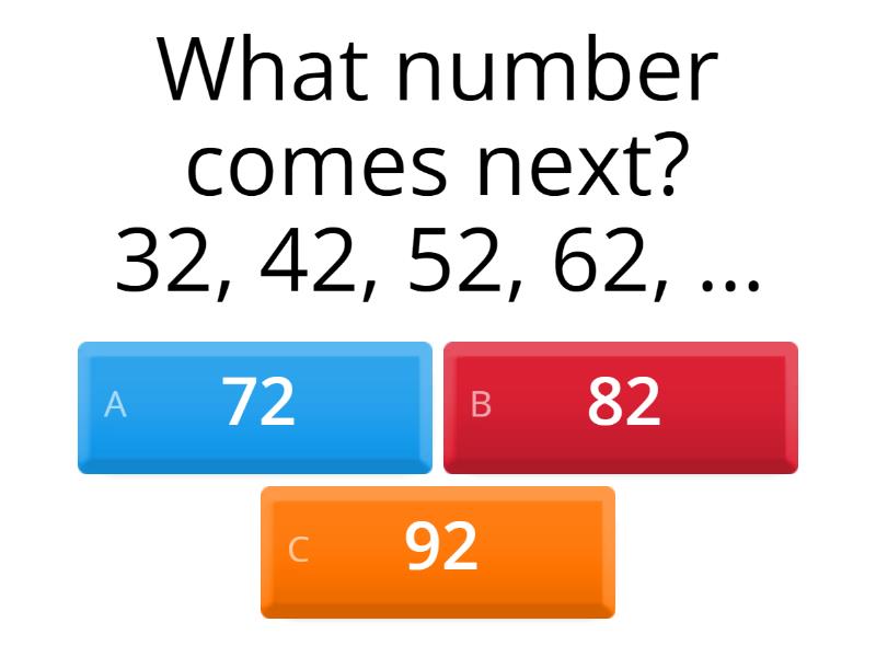 Level 3 Math Review - Number Patterns - Quiz