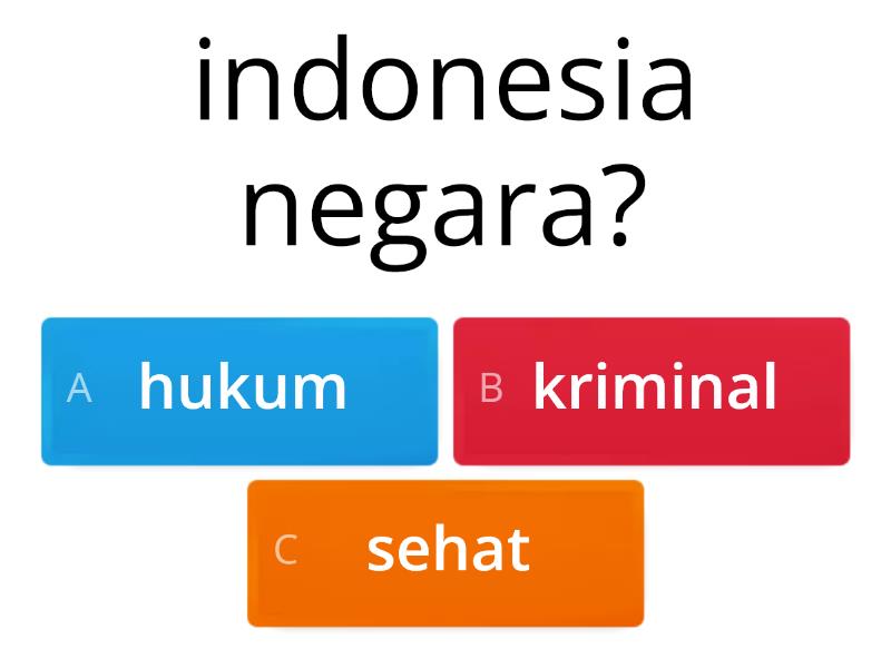 Memaknai Peraturan Perundang-undangan - Quiz