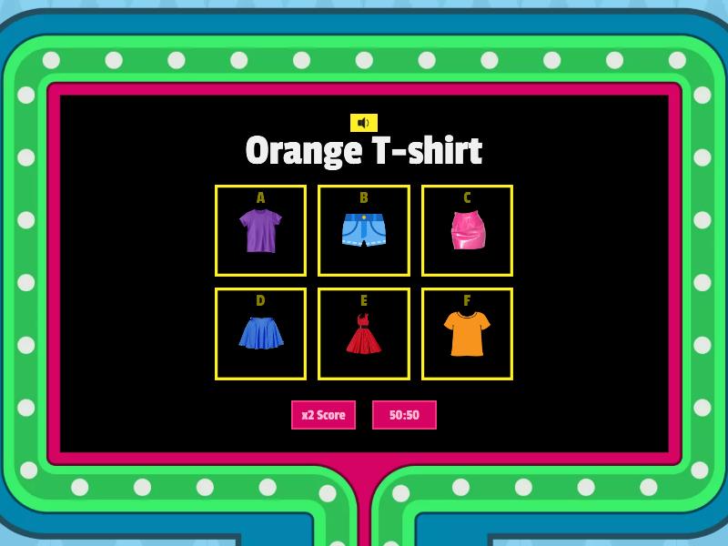 Clothes - Gameshow quiz