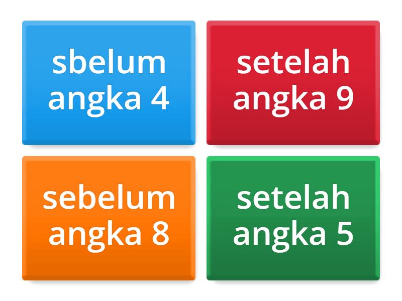 Mengurutkan Angka - Flip Tiles