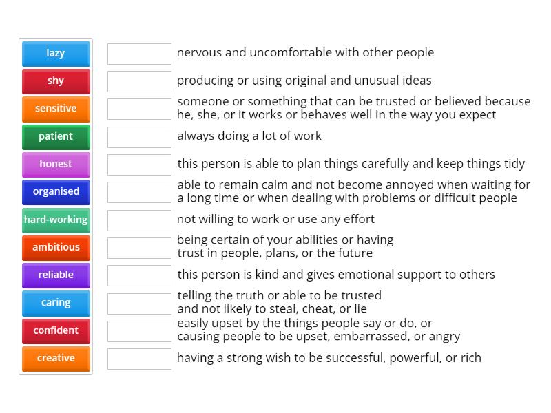 Personality - Match up