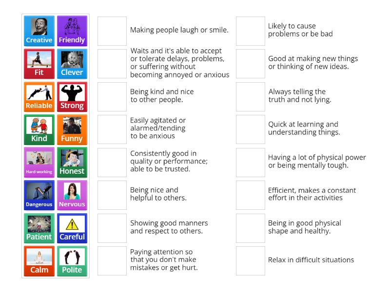 NEW CLOSE UP B1 | VOCABULARY 1A - Match up