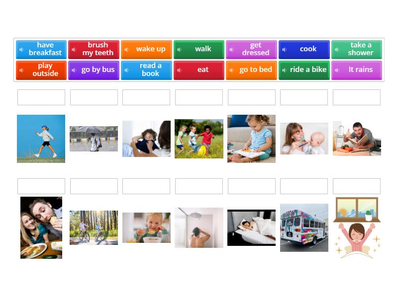 OD 1 Verbs Routine - Match up