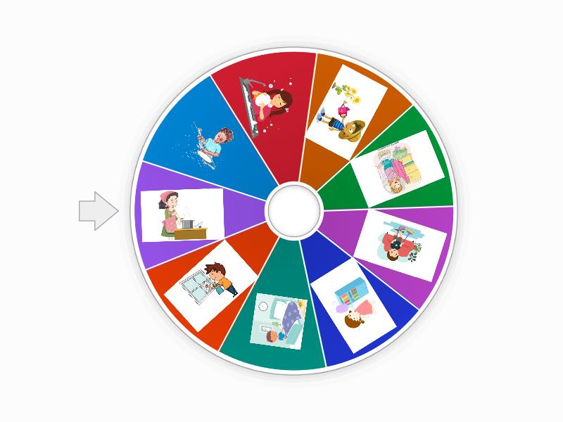 Ready 3A Unit 6 Grammar 2 - Random wheel