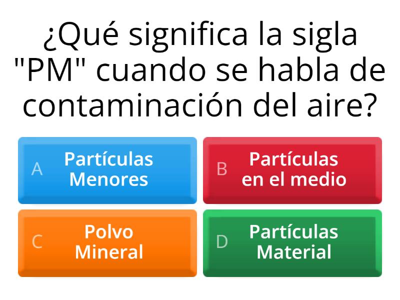 Contaminación del aire por material particulado (PM2.5 y PM10) en el ...