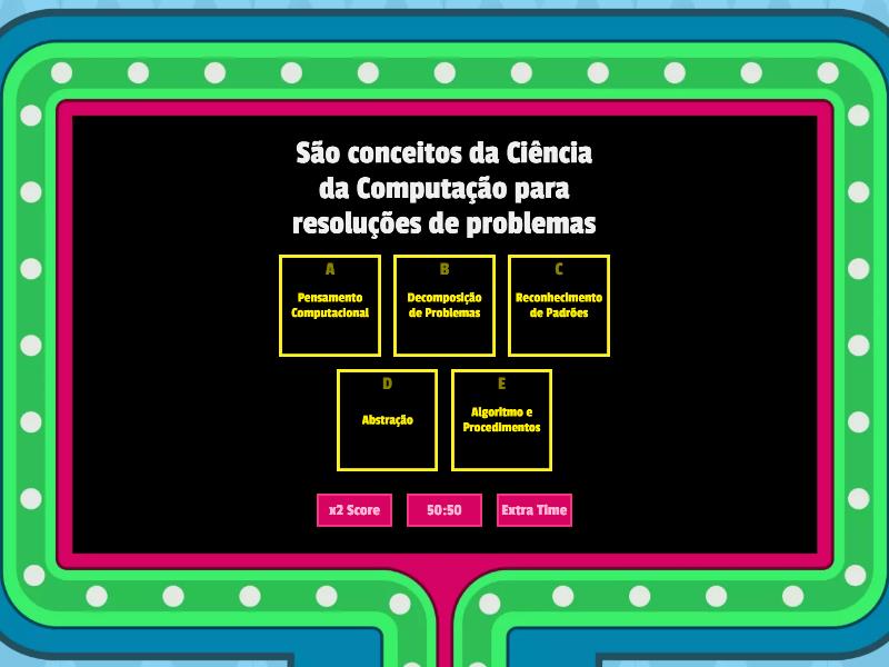 Pensamento Computacional - Game Show De TV