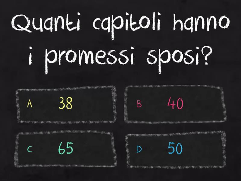 Promessi Sposi Quiz