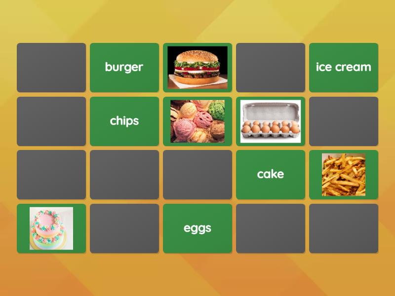 Kids Can! 1 unit 6 vocabulary - Matching pairs