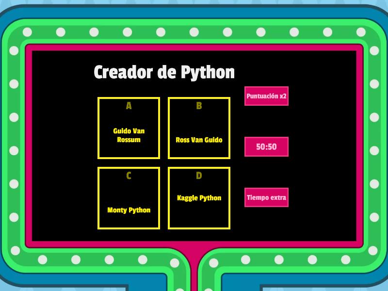 Python Basics - Gameshow quiz