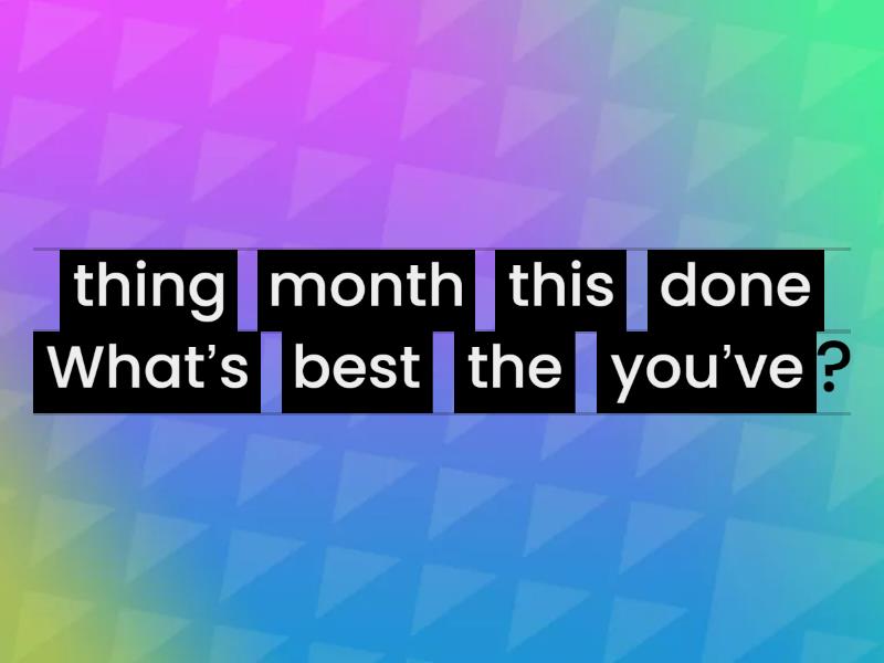 past-simple-present-perfect-the-sentences-unjumble