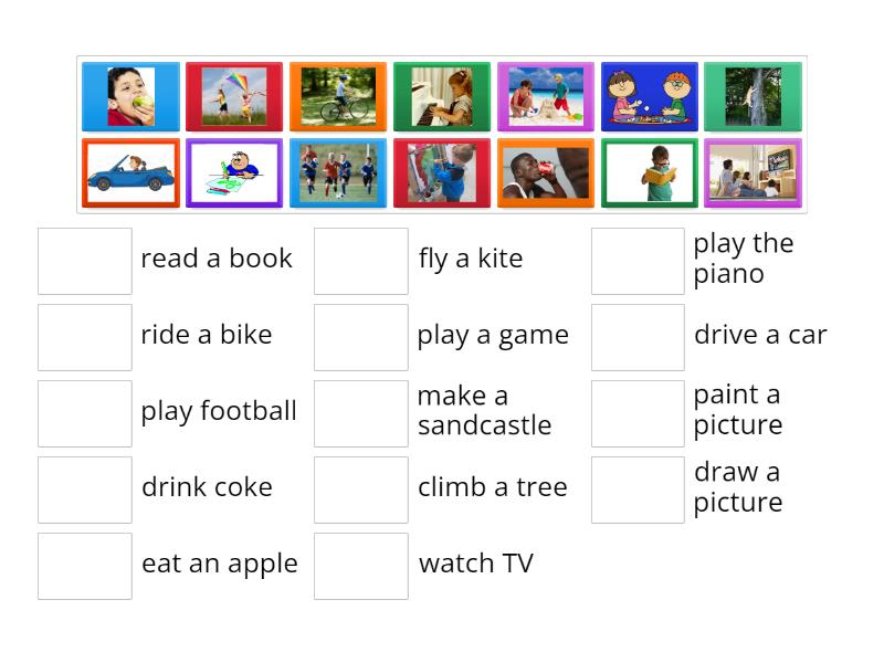 Activities - Verbs - Une las parejas