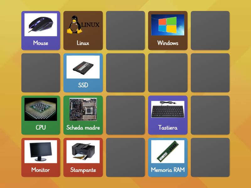 Memory - Hardware e software - Matching pairs