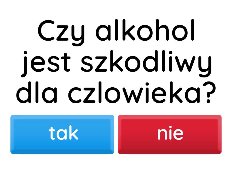 Sprawdzian Z Chemii Klasa 3 Gimnazjum Alkohole alkohole - Quiz