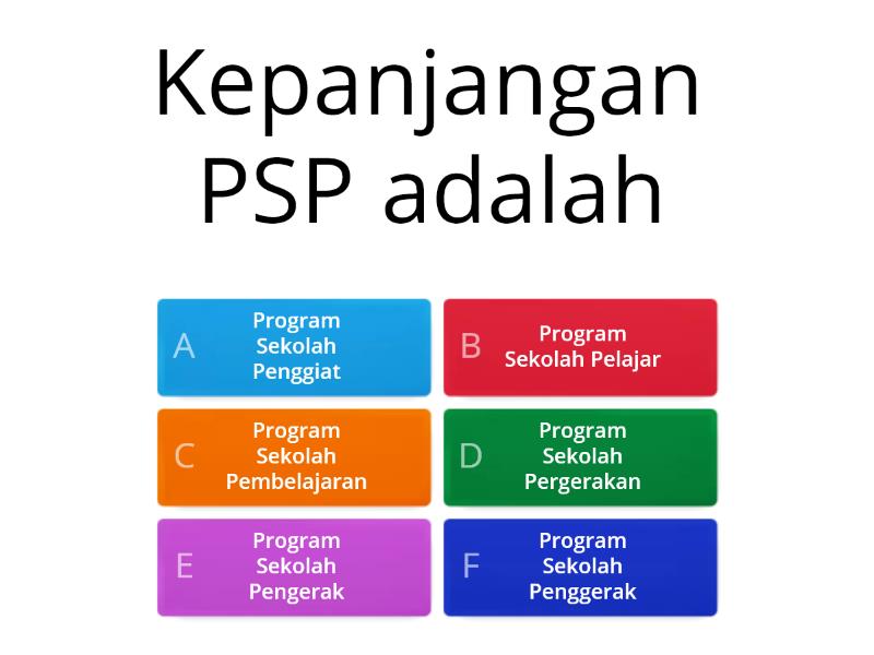 Program Sekolah Penggerak - Quiz