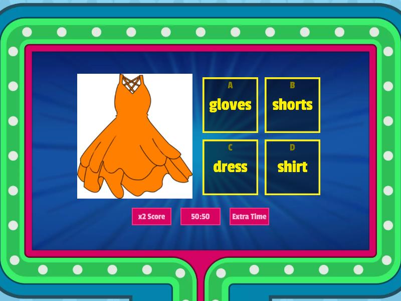 Clothes - Gameshow quiz
