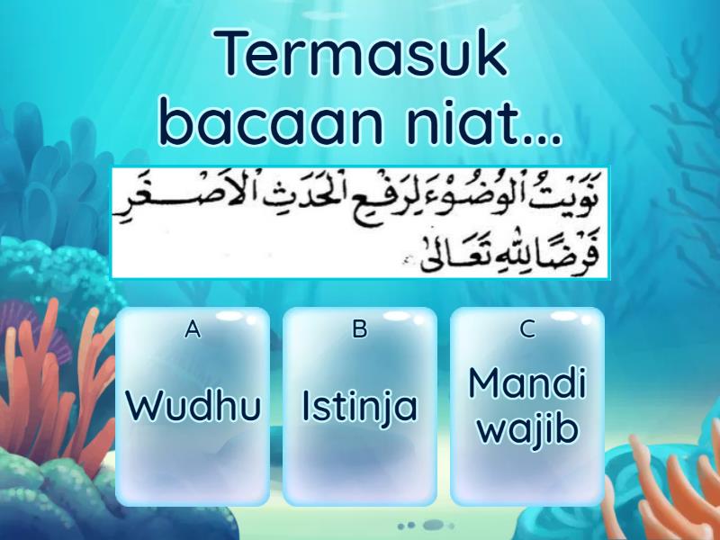 Wudhu Dan Tayamum - Quiz