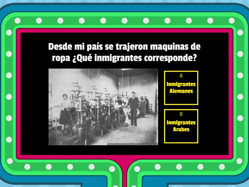 2° B Aportes De Los Inmigrantes Del Pasado Y Presente A Nuestra ...