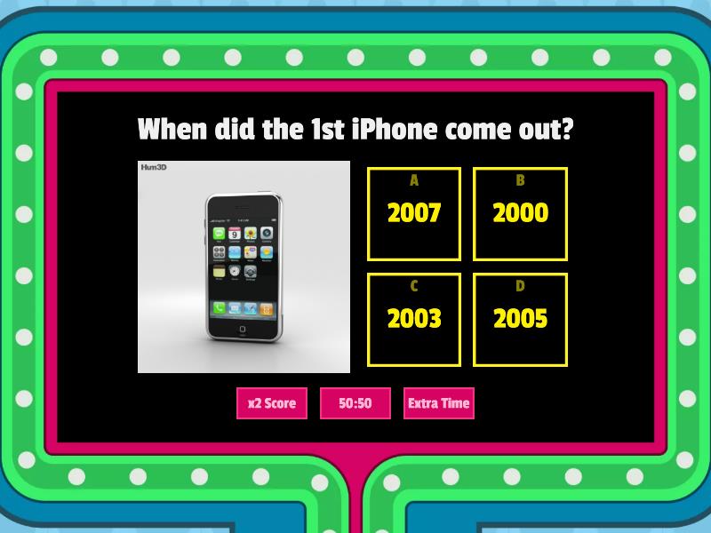 Can You Guess The Year It Came Out Gameshow Quiz