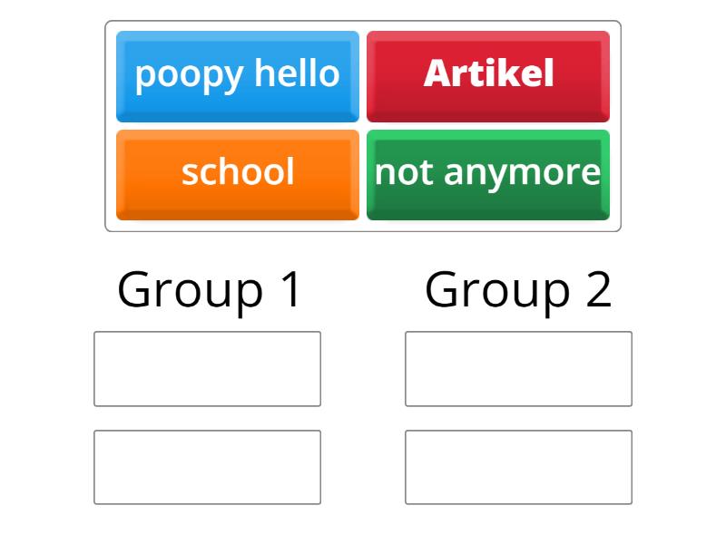 article - Group sort