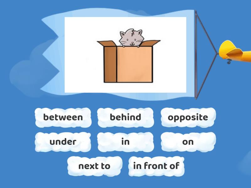 Unit 3 (Prepositions of place) - Find the match