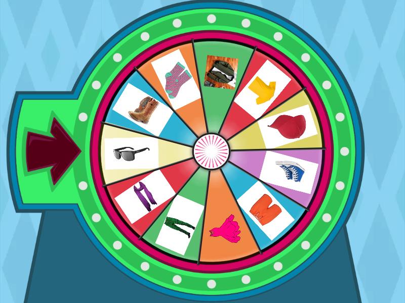 Clothing - Spin the wheel