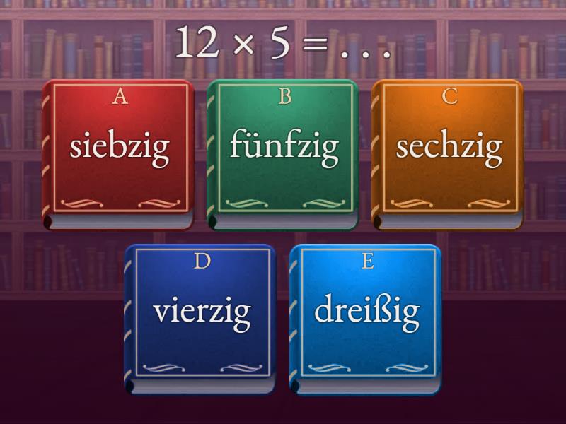 Zahlen und Rechnen Quiz