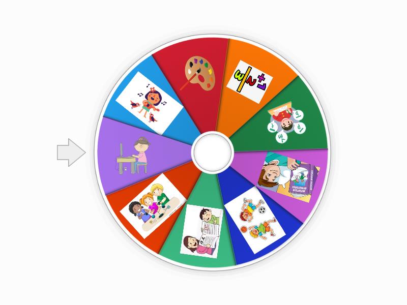 subjects wheel - Random wheel