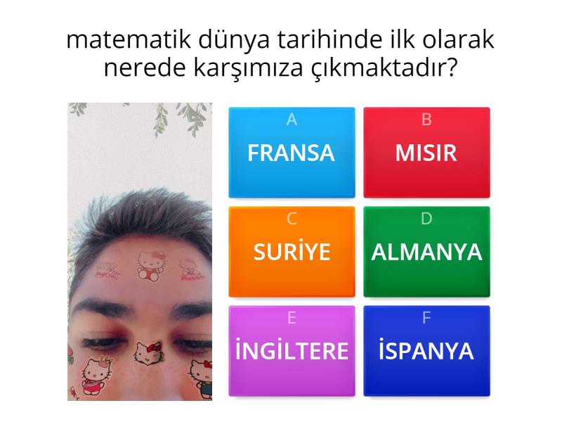 BARAN BABA SORULARI - Quiz