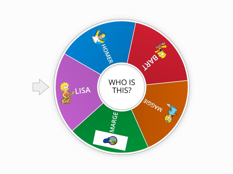 SIMPSON'S FAMILY - Spin the wheel