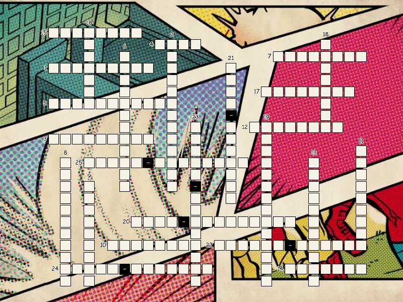 Solutions Upper 1A Student A - Crossword