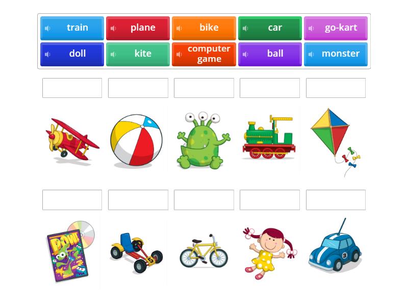 Super Minds 1, Unit 2- Let's Play - Match up