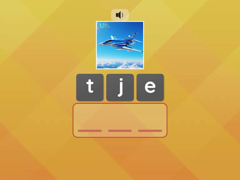 06 Oxford Phonics World 2 Unit 3 et UpEnglish jet, net, wet, pet - Anagram