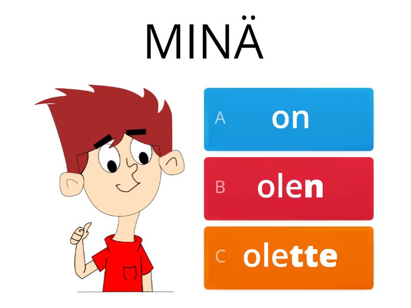 OLLA-verbi (monivalinta) - Cuestionario