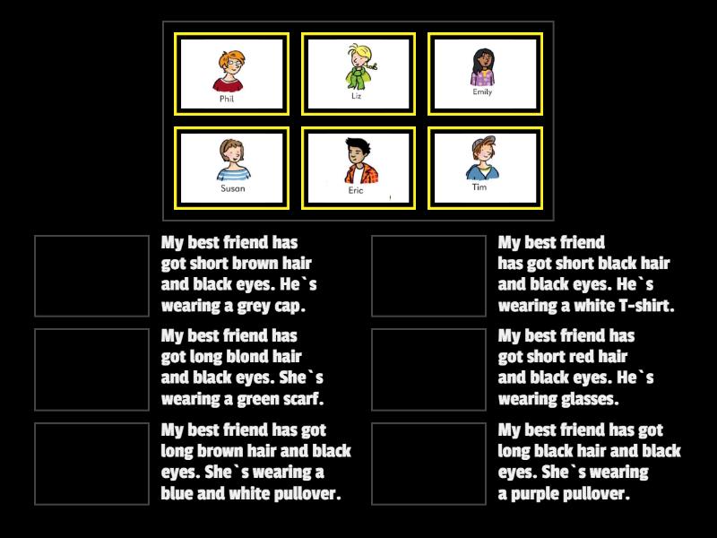 My best friend - Match up