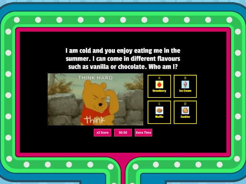 SOLVING RIDDLES - Gameshow quiz