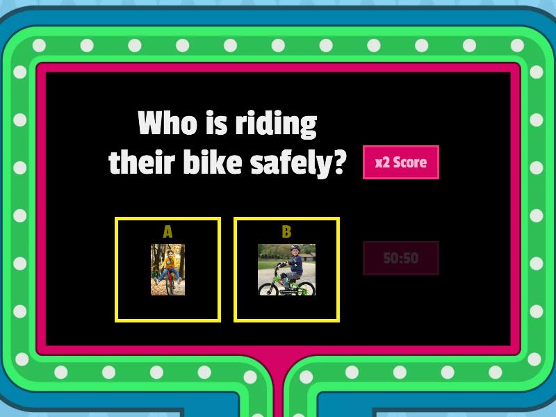 Bike Safety - Gameshow quiz