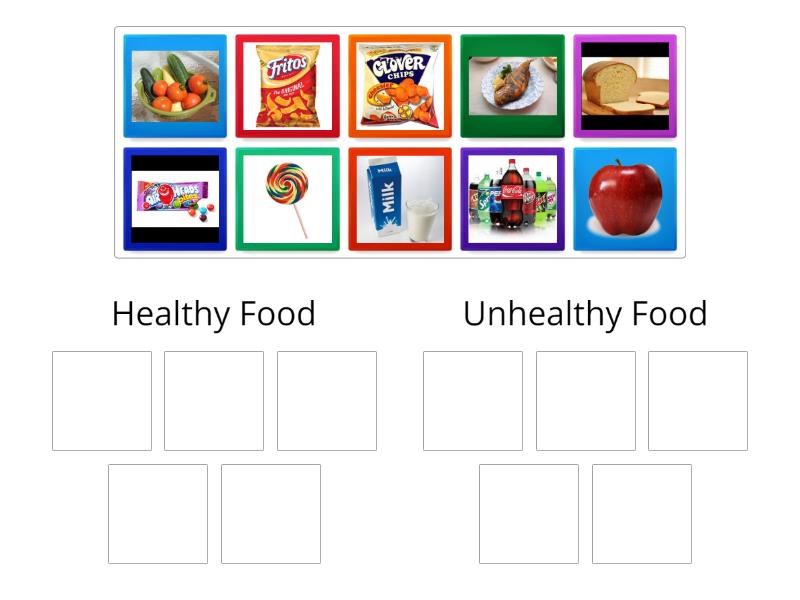 Food Groups Sorting - Group sort