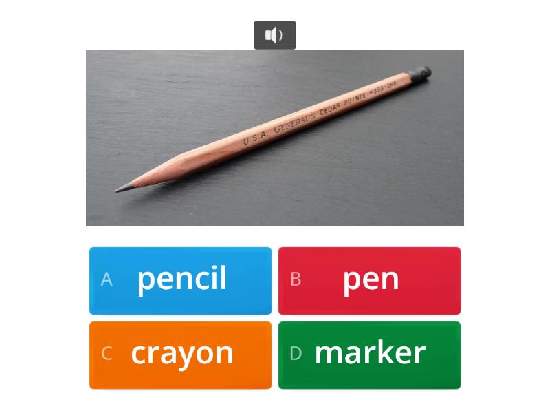 Everybody Up Starter - Unit 1 Lesson 2 - School Supplies - Cuestionario