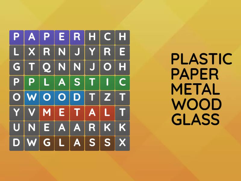 BPP activity - Wordsearch