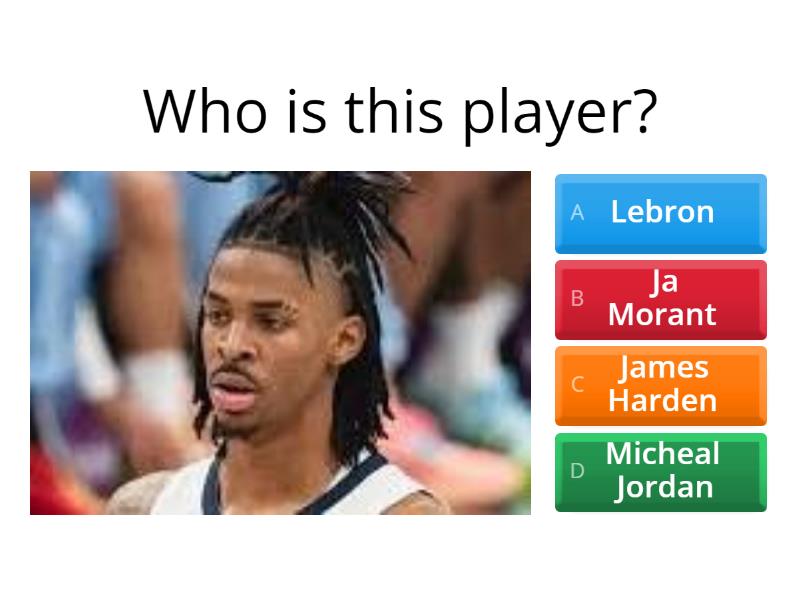 Guess The NBA Player - Cuestionario