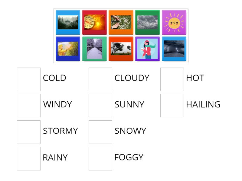 WEATHER - Match up