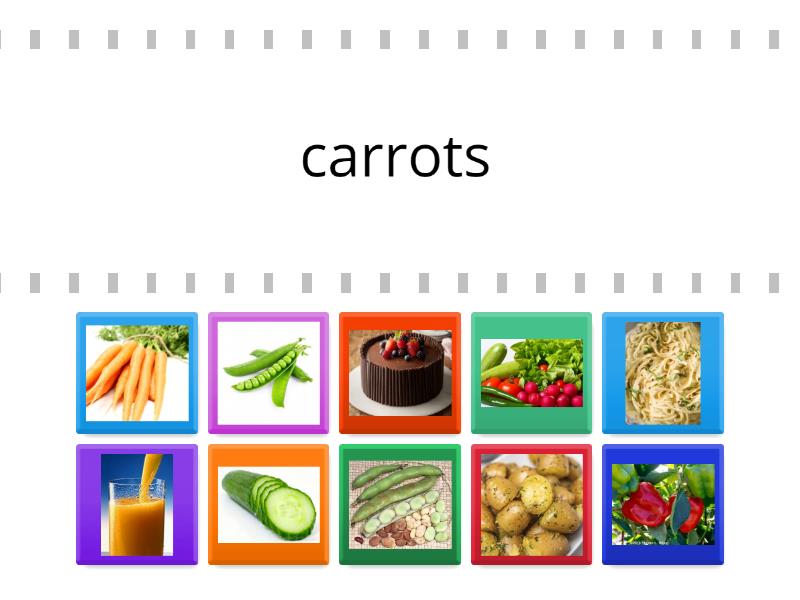 Beehive 2- Unit 2 - Food - Find the match