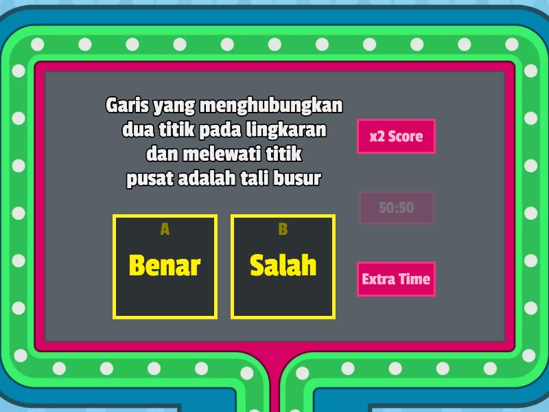 Pernyataan Benar atau Salah - Concurso de preguntas