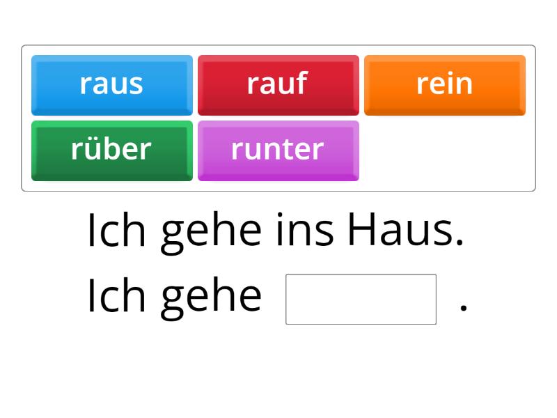 Schritte Plus Neu A2.1 Lektion 2 – Rein, Raus, Rauf, Runter, Rüber ...