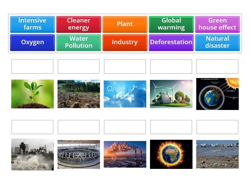 Climate change - Match up